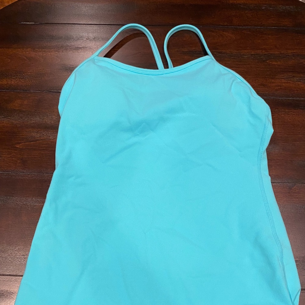 Baby Blue Lululemon Tank-Top with Built in Bra